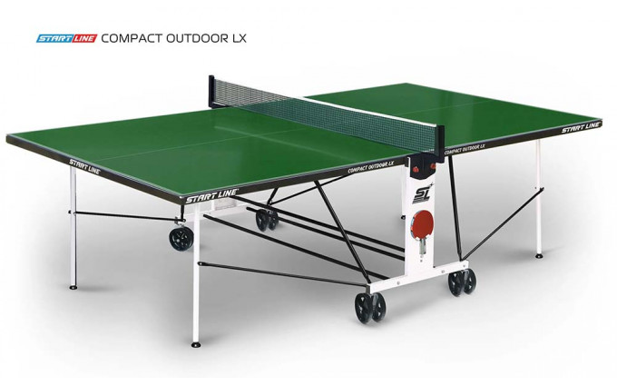 Теннисный стол Start Line Compact Outdoor-2 LX green