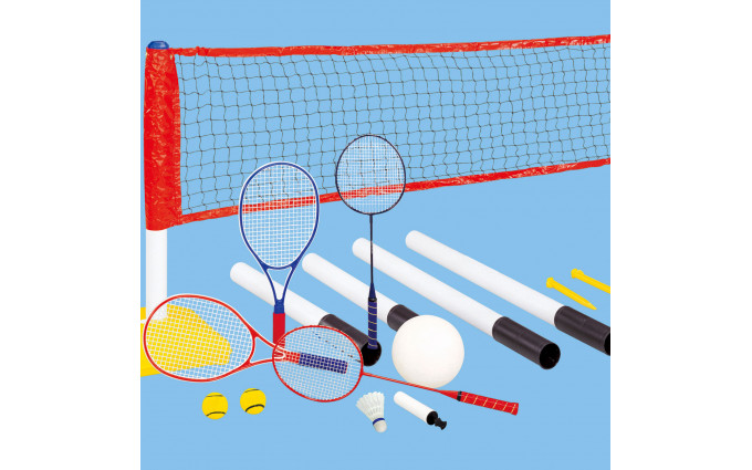 Набор детский DFC для игры в бадминтон, волейбол и теннис Goal238A Набор детский DFC для игры в бадминтон, волейбол и теннис Goal238A