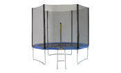 Батут с сеткой DFC PELPO 8ft с лестницей, BLUE Батут с сеткой DFC PELPO 8ft с лестницей, BLUE