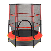 Батут детский DFC TRAMPOLINE-RED 55" с сеткой