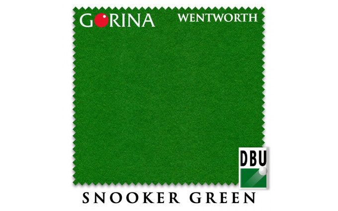 Сукно Gorina Wentworth Fast Snooker 193см Snooker Green