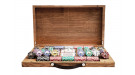 Набор для покера Royal Flush на 600 фишек в кейсе из ясеня, Partida