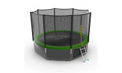 Батут EVO JUMP External 12ft (Green) + Lower net Батут EVO JUMP External 12ft (Green) + Lower net